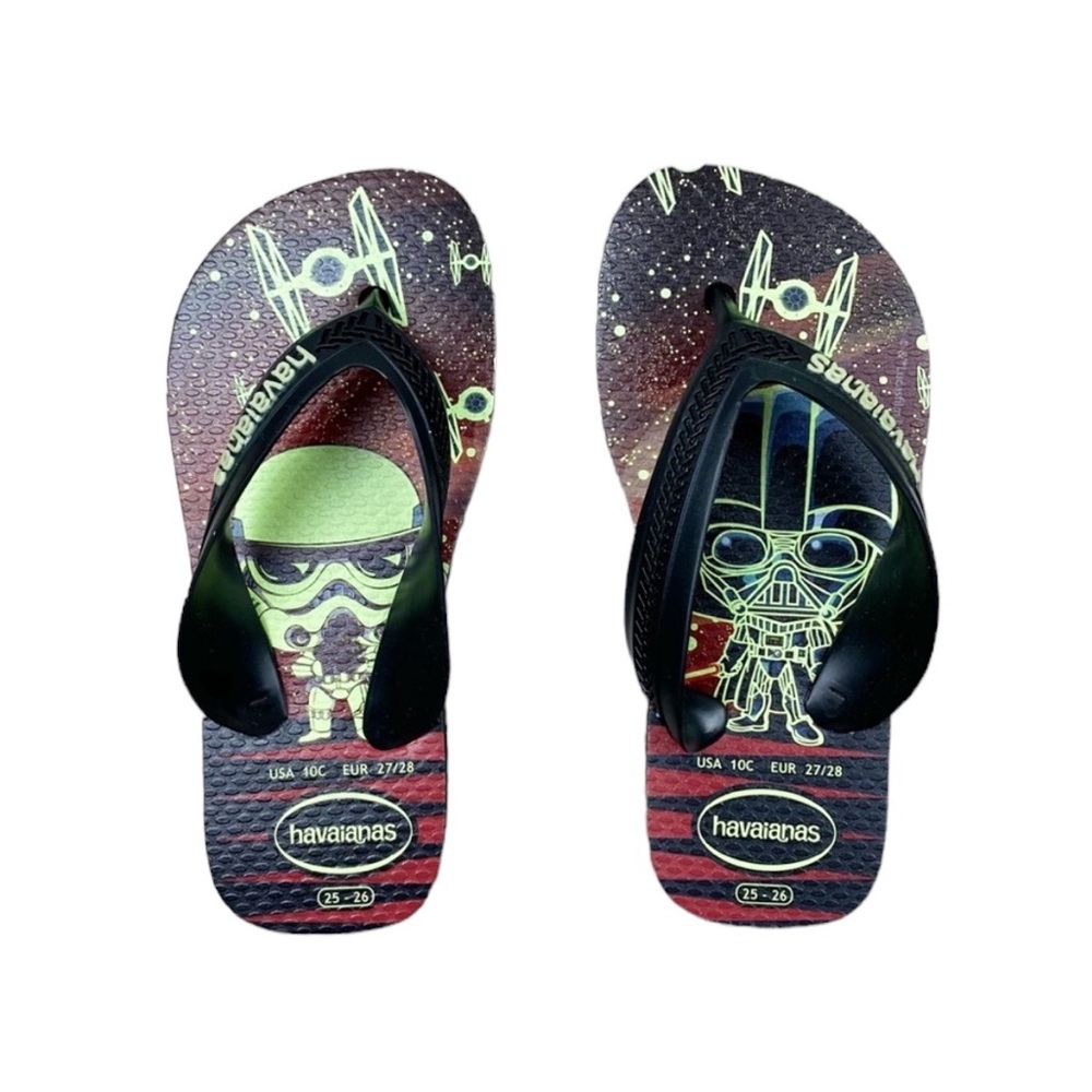 Havaianas Star Wars Flip Flop Size 10T | Stormtrooper Flip Flops Size 10T - Picture 1 of 15